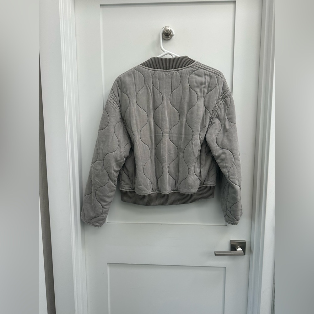 Mango Quilted Bomber Jacket - Picture 16 of 16